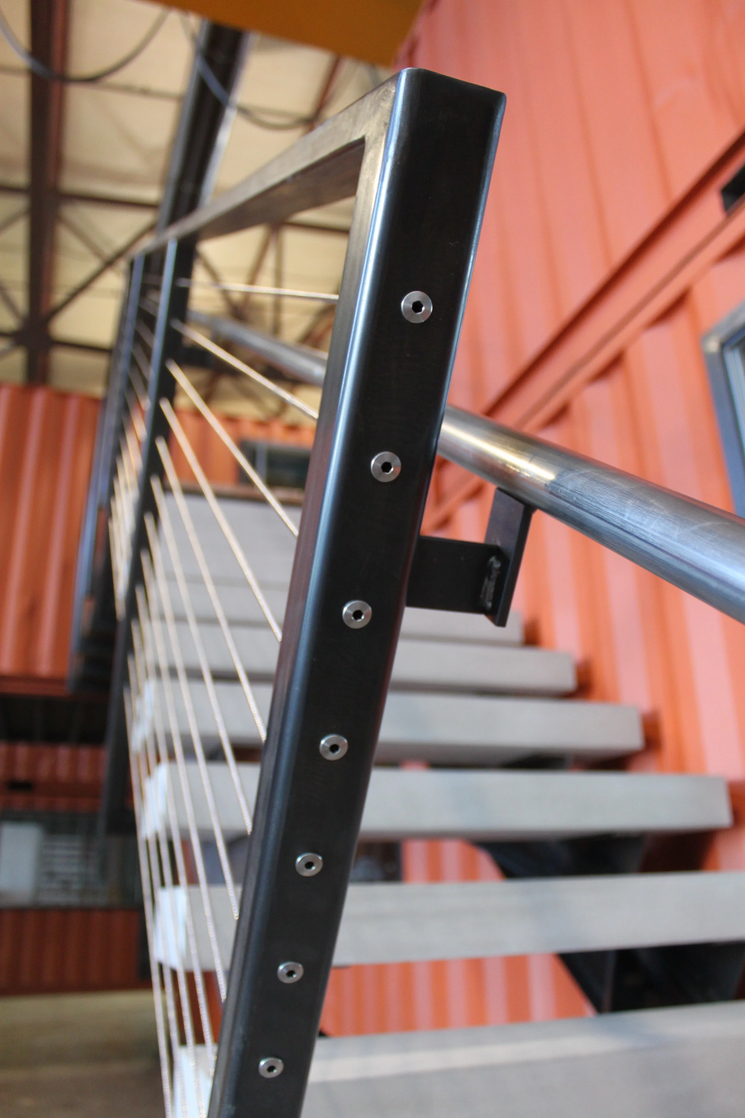 CUBE - handrail detail