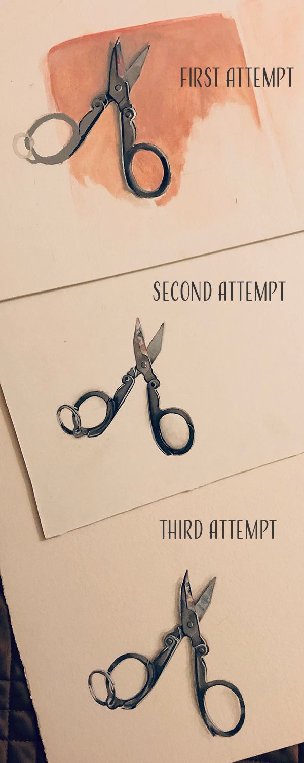 An example of repetition helping to increase mastery.