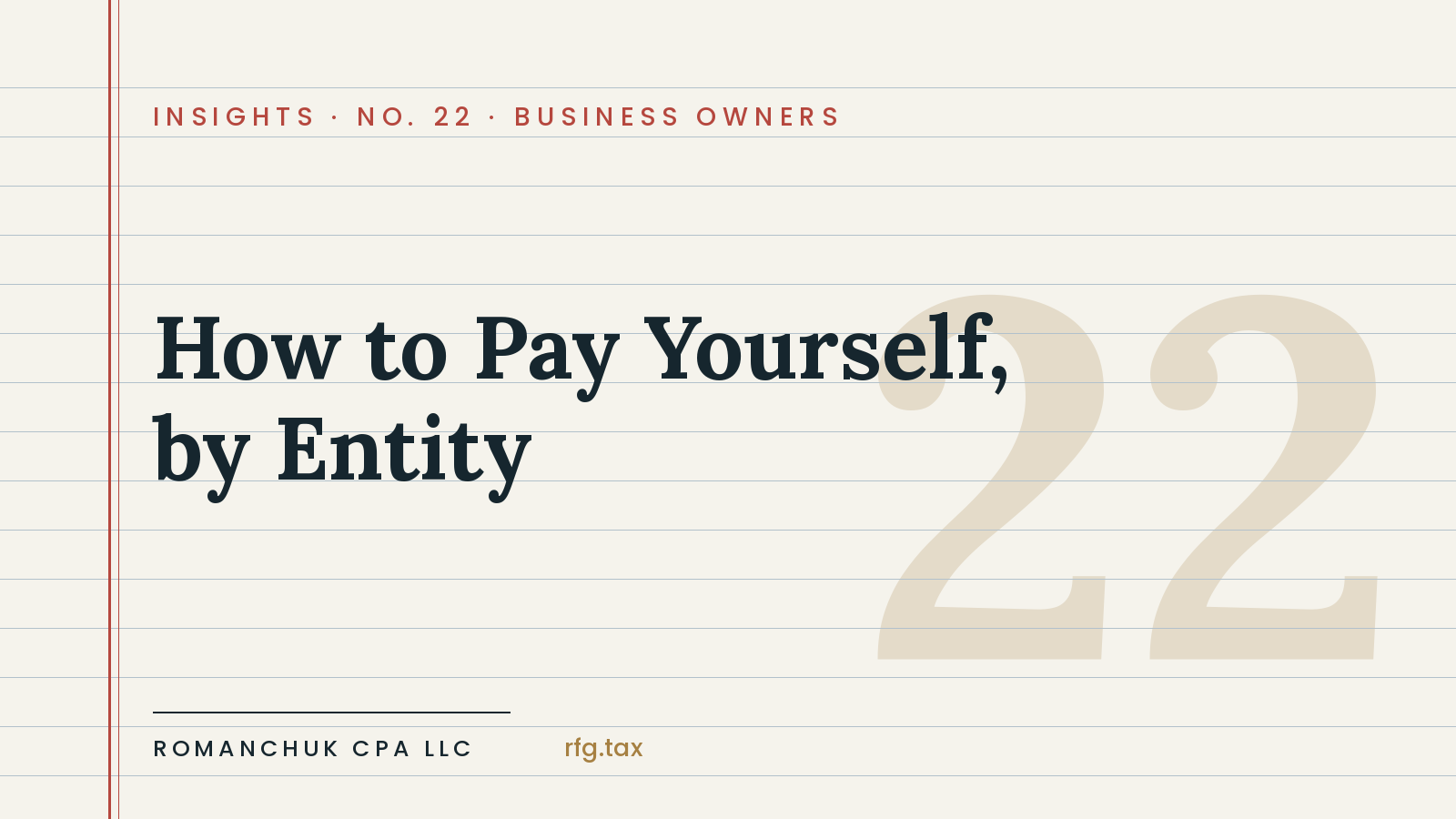 Owner's Draw, Salary, or Distribution? How to Pay Yourself by Entity Type
