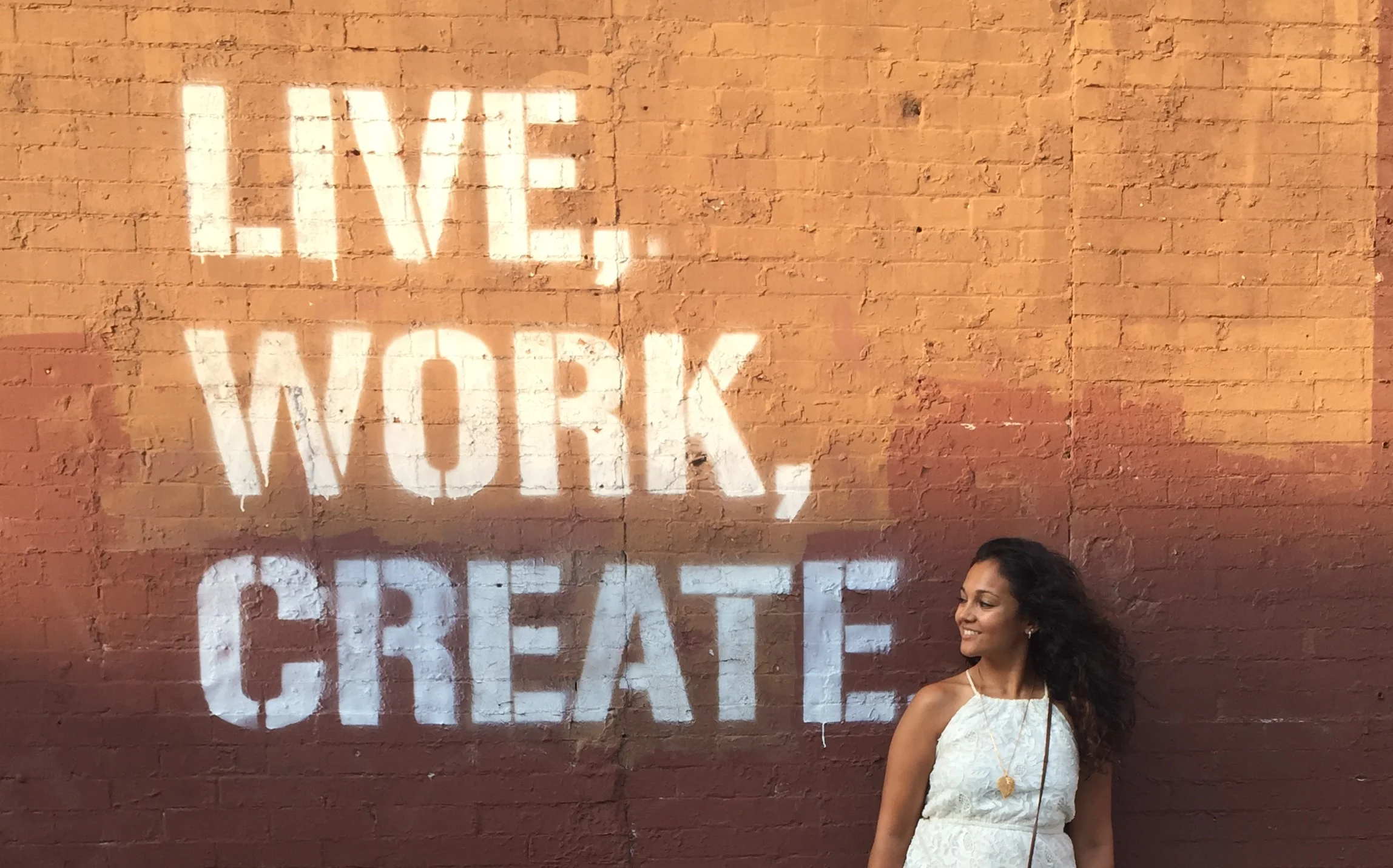 Exploring the streets of Brooklyn when we had some downtime.