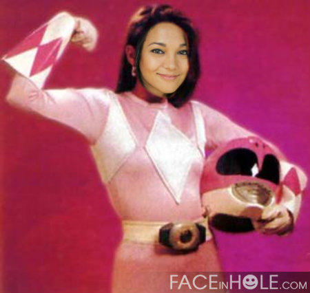 You can't be what you can't see! ;-), thanks to Maggie for making this on my birthday, I do have that pink Power Ranger love for real and a desire to feel awesome once again.