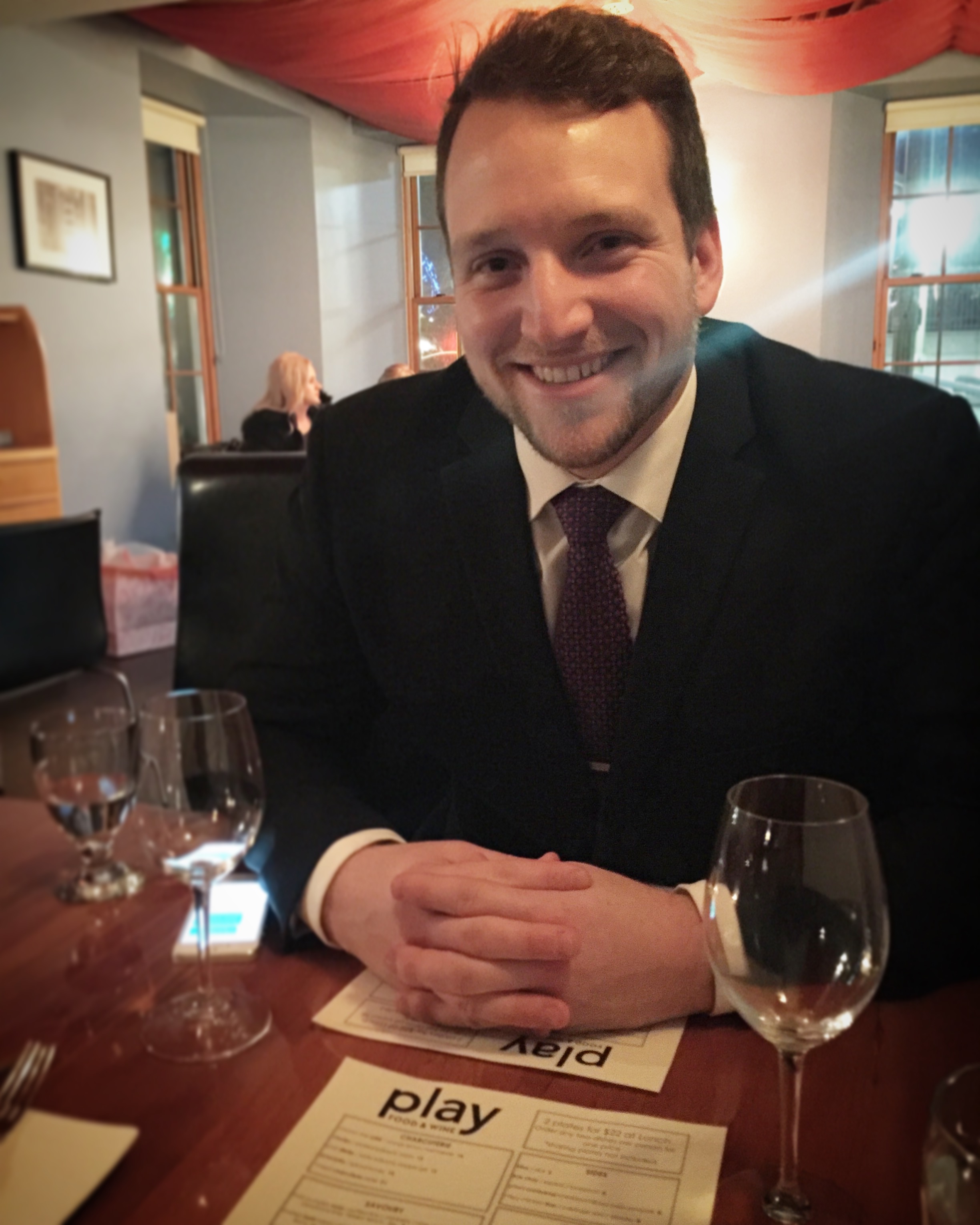 I took Mitch out on a date last night. Isn't he lovely?