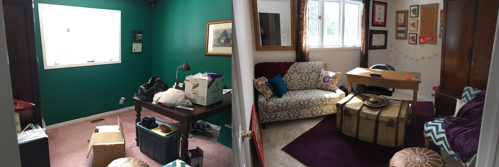 Office transformation! As I was recovering, I loved watching Mr. Kate videos on YouTube!