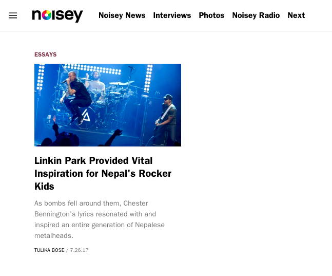 VICE: Linkin Park Provided Vital Inspiration for Nepal's Rocker Kids