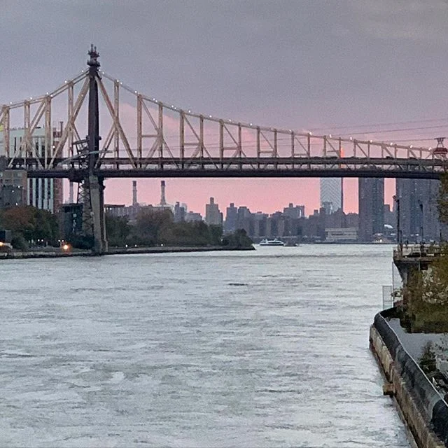 The Queensboro at dusk.