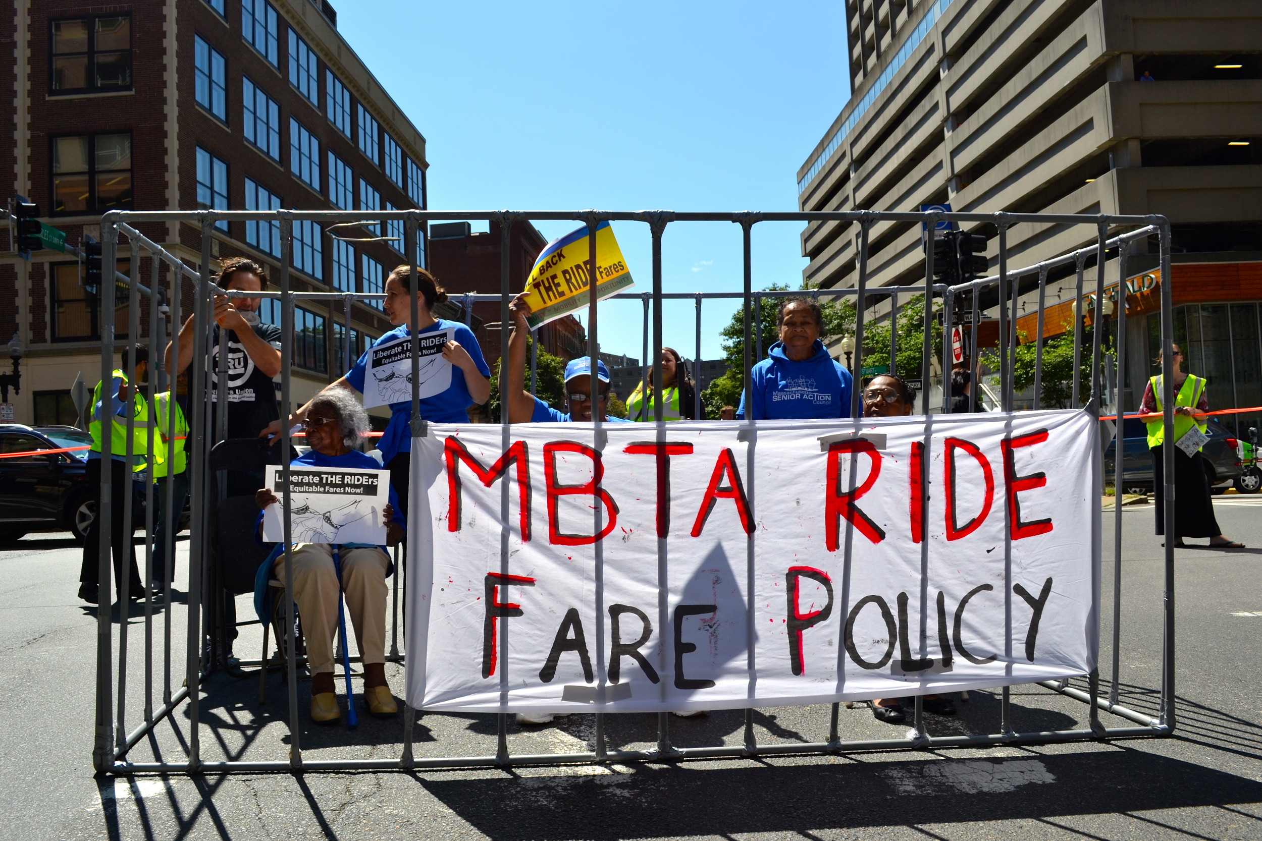 MBTA Ride Fare Policy Protest