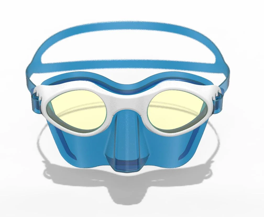 Minimalist water sports mask 3d model/render