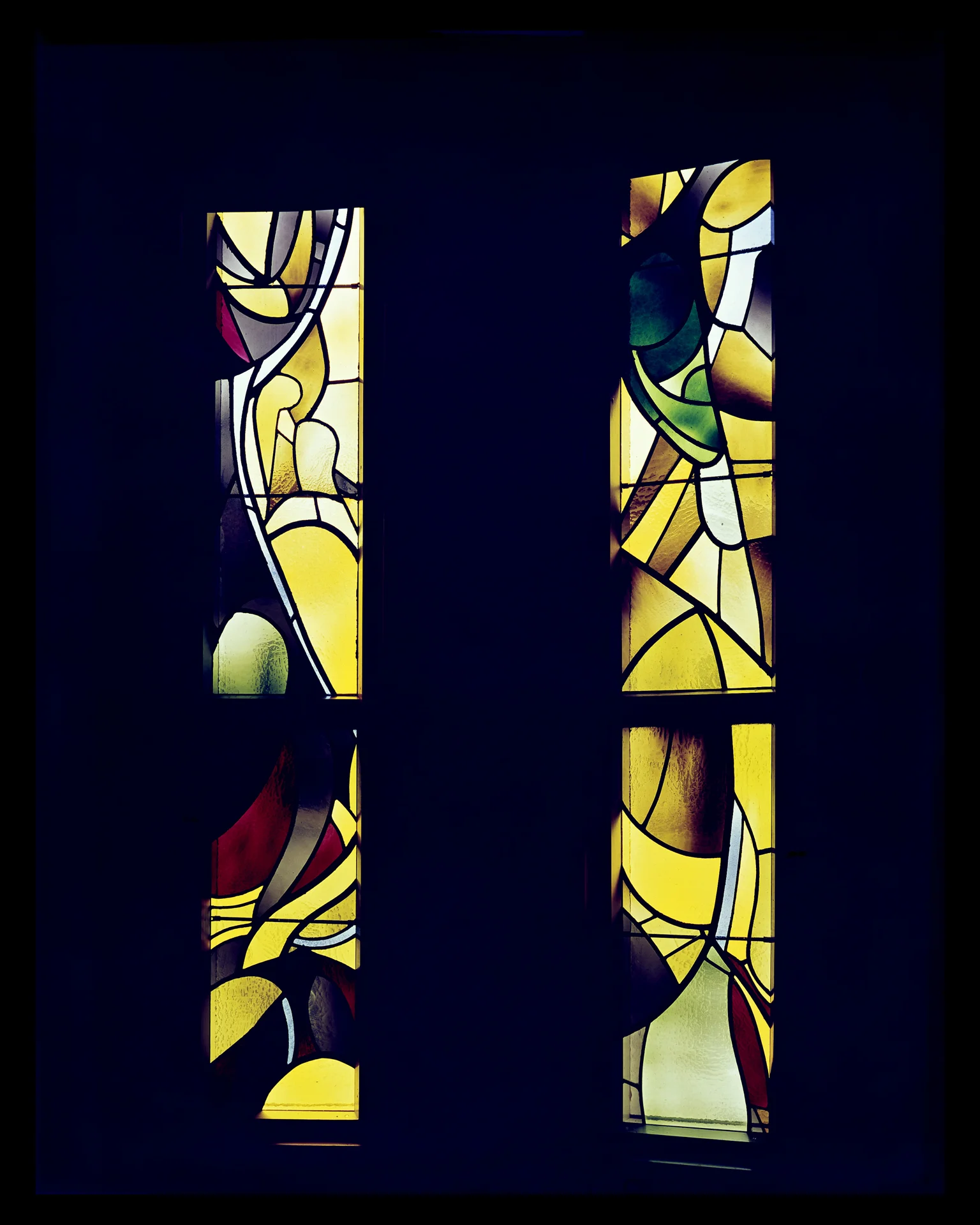Sacristry windows Holy Name Cathedral, San Francisco, CA (1963)