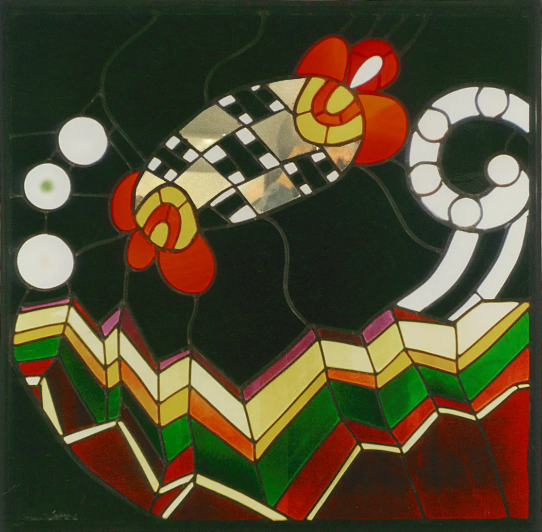 San Geronimo (1977) Leaded Glass, Mirrors and Rondals