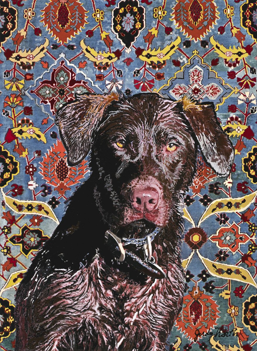 "Neena," acrylic, Private Collection.