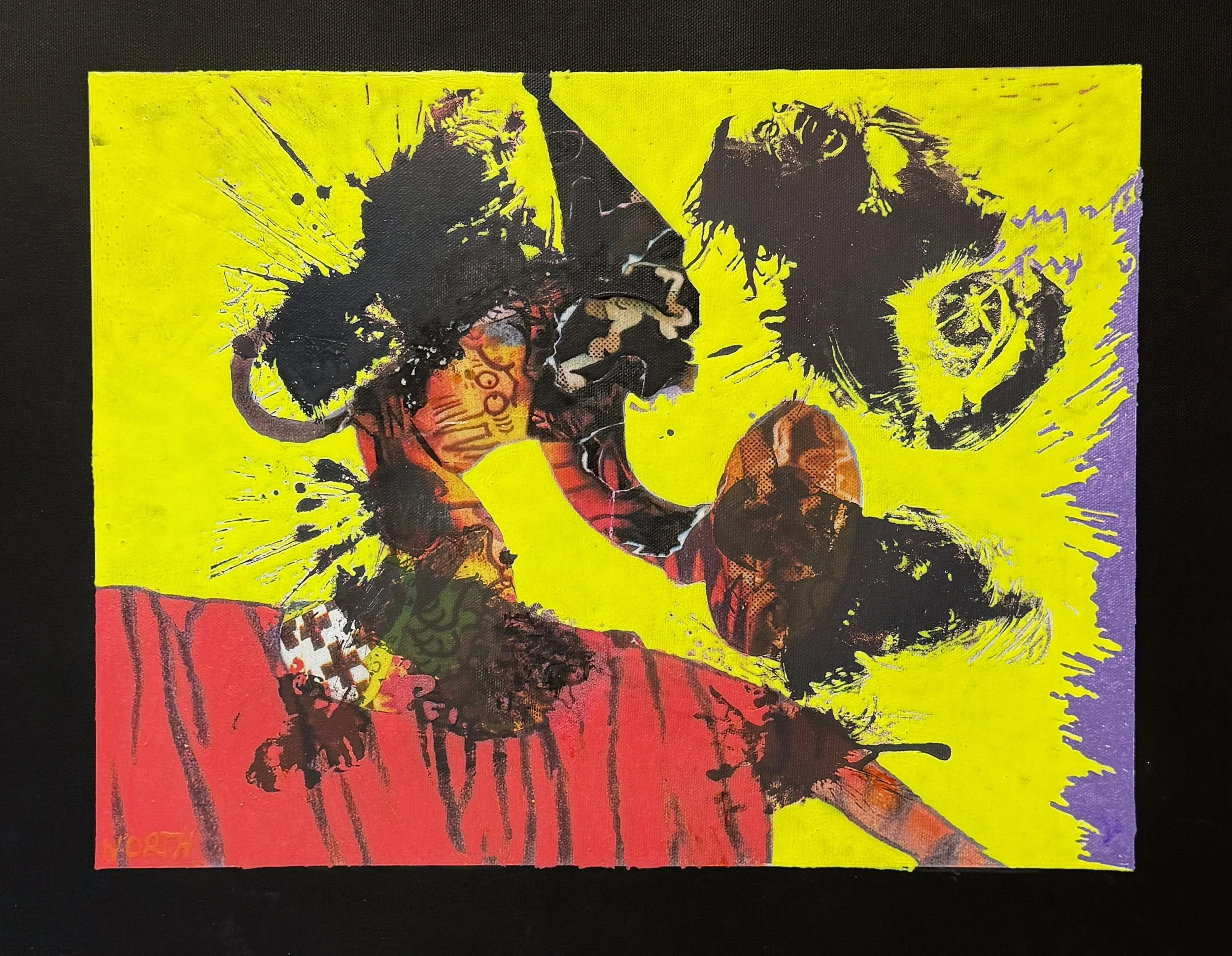 Monkey Business, 12' x "15', Acrylic