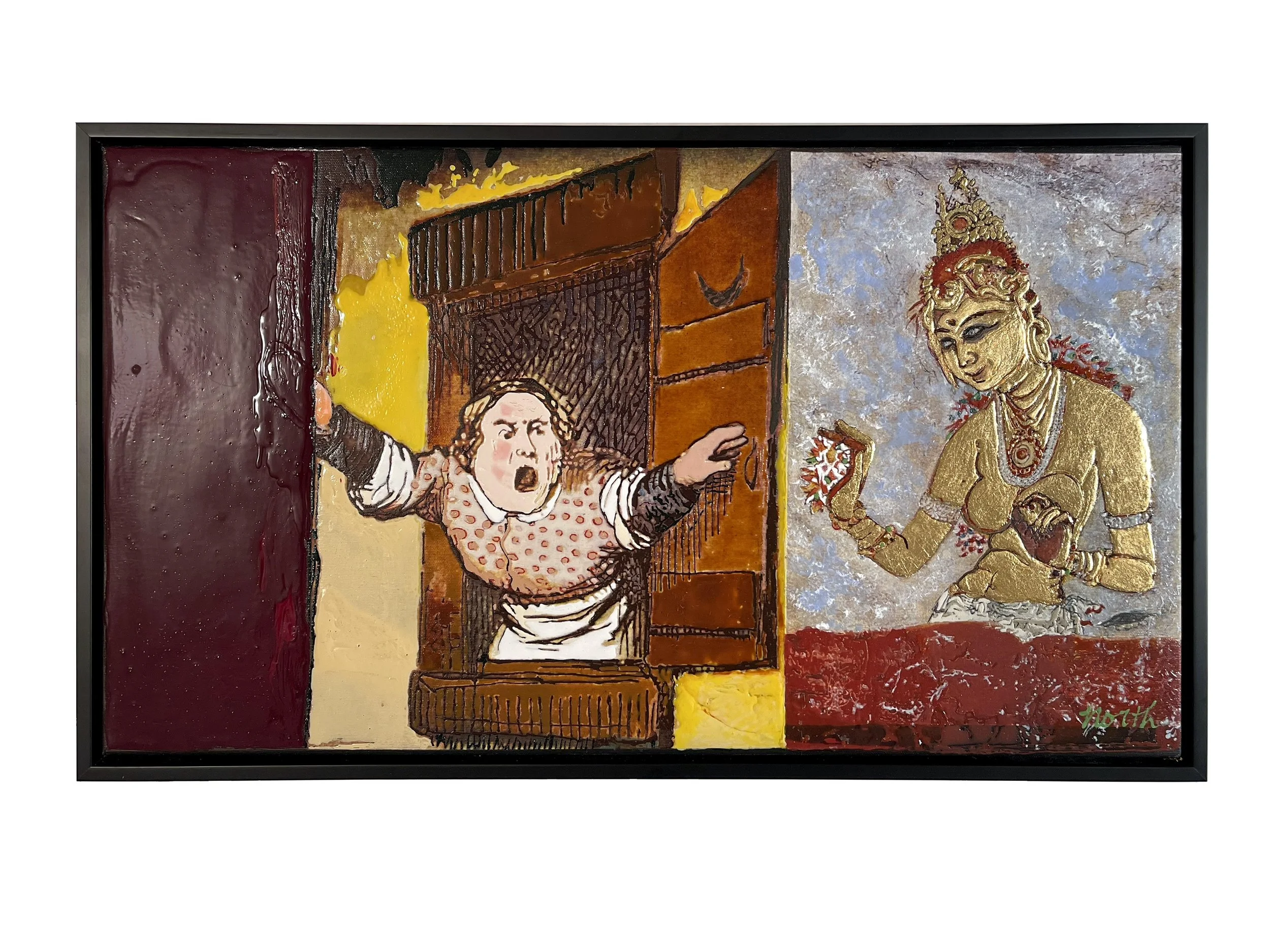 Behold, 30" x 65", Acrylic