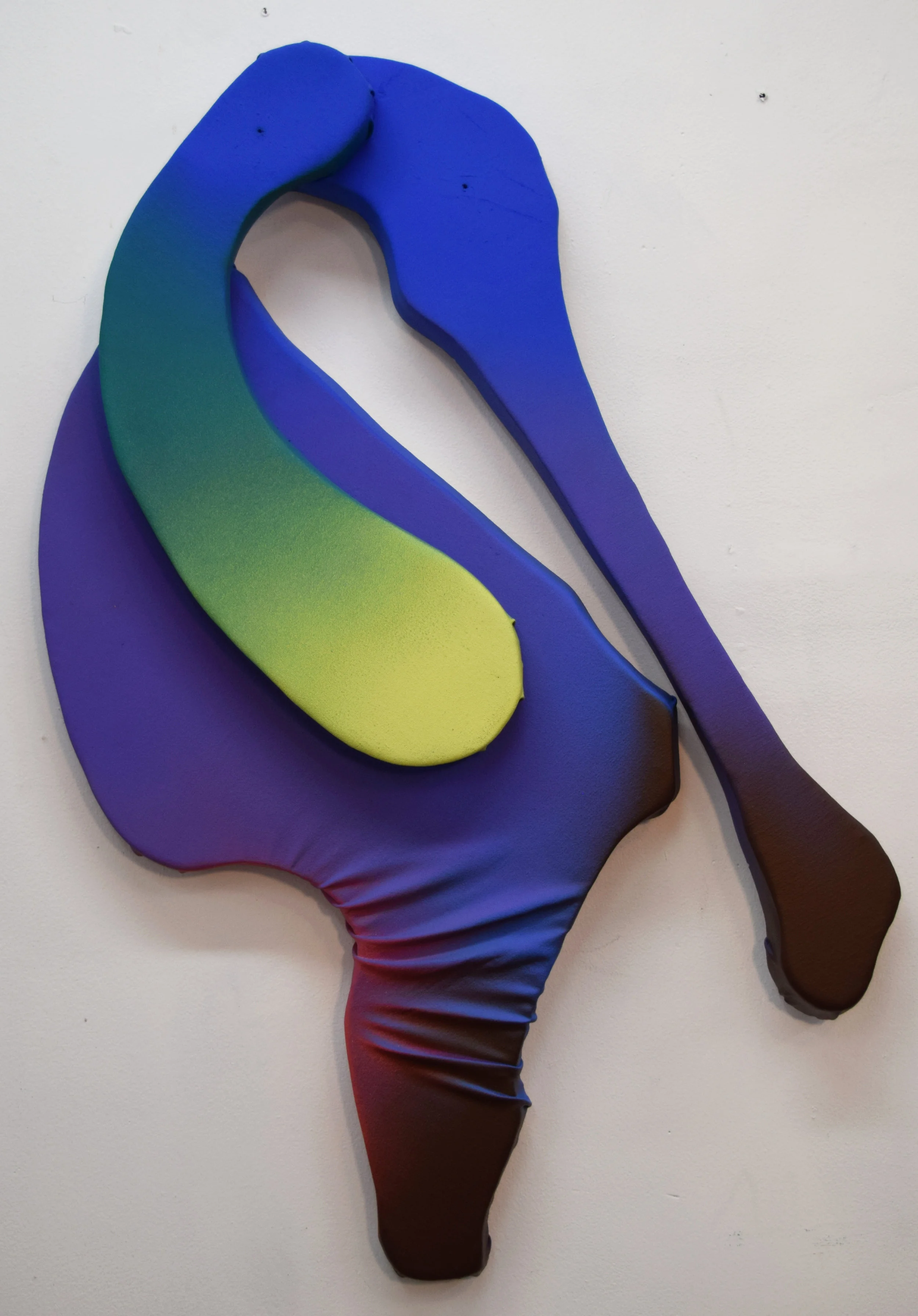 recombination 1: vinyl paint on canvas, 33x22 inches, 2017