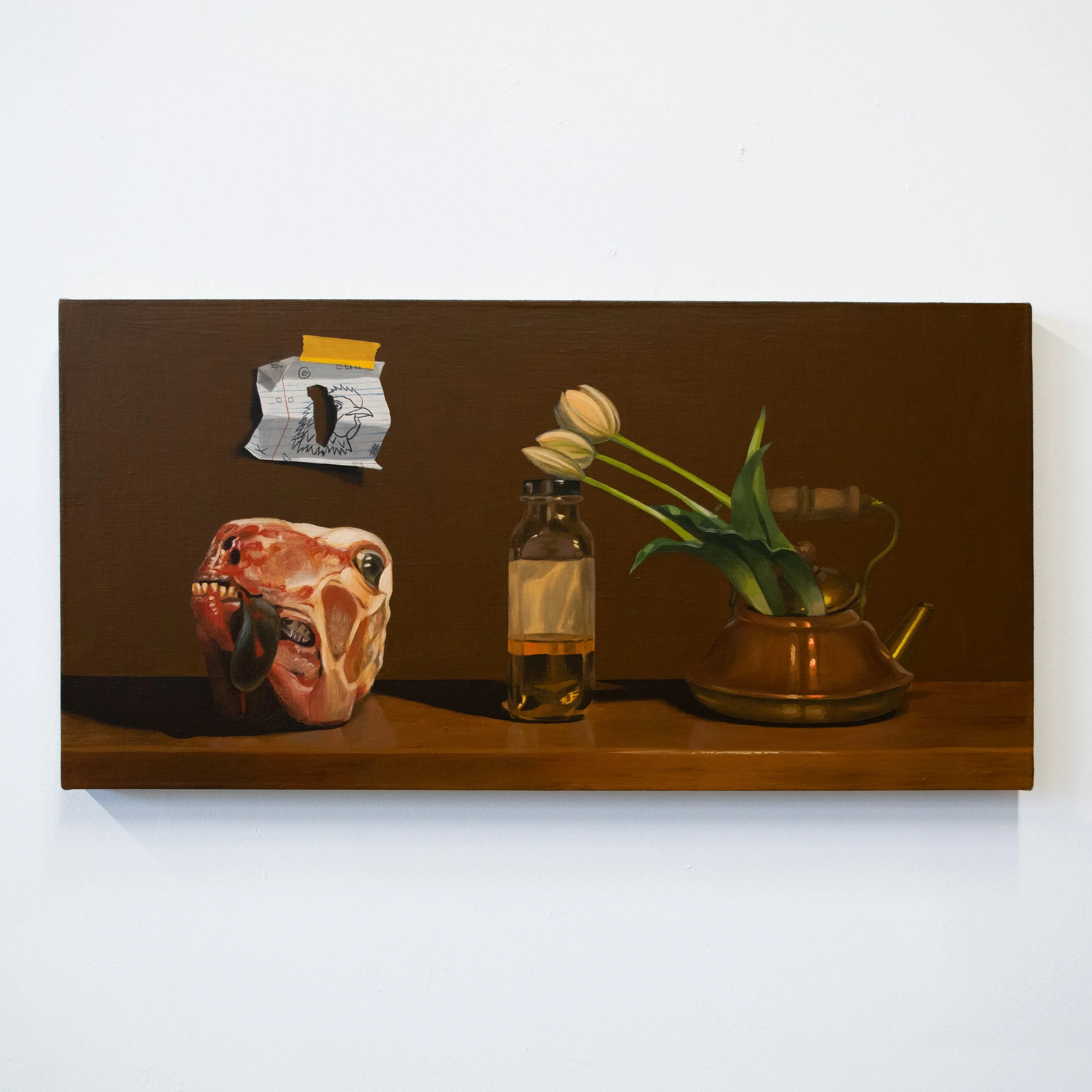 good friday (still life with goat head) 