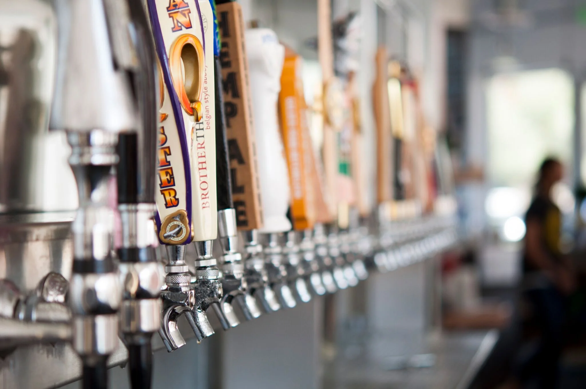 30 taps of local craft beer at The Iron Press | photo courtesy of Anne Watson Photography