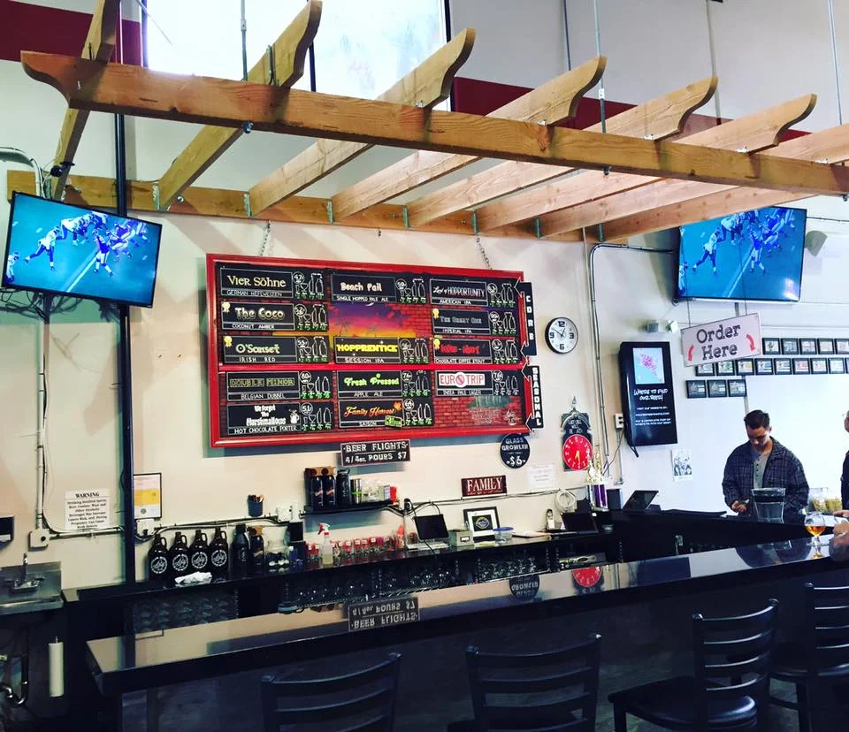 One of two of 4 Sons Brewing tasting room | photo courtesy of 4 Sons Brewing