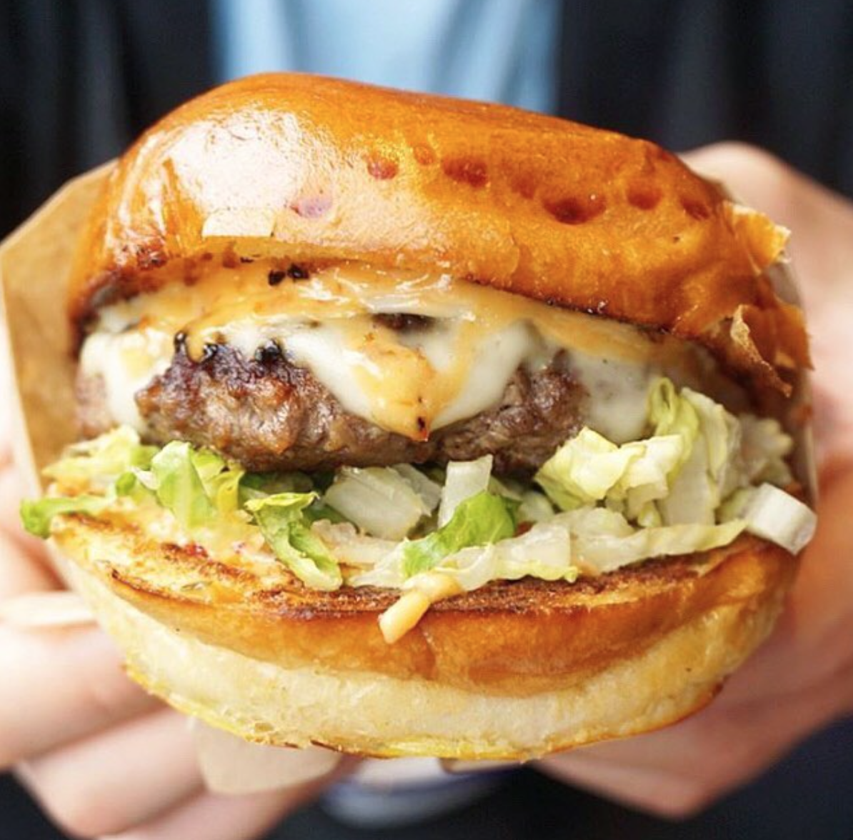 Fritzi's Fritzi Burger with their 9 hours sous-vide patty | Photo courtesy of @misscutiefoodie via Instagram