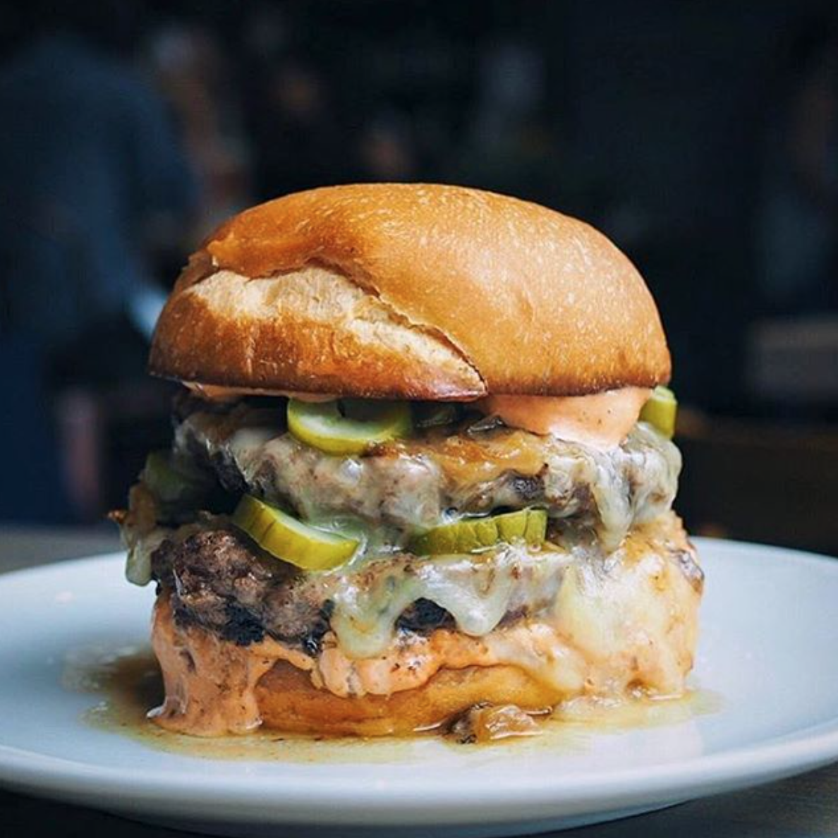 Love and Salt's Downlow Burger | Photo courtesy of Eddie @hungryinla via Instagram