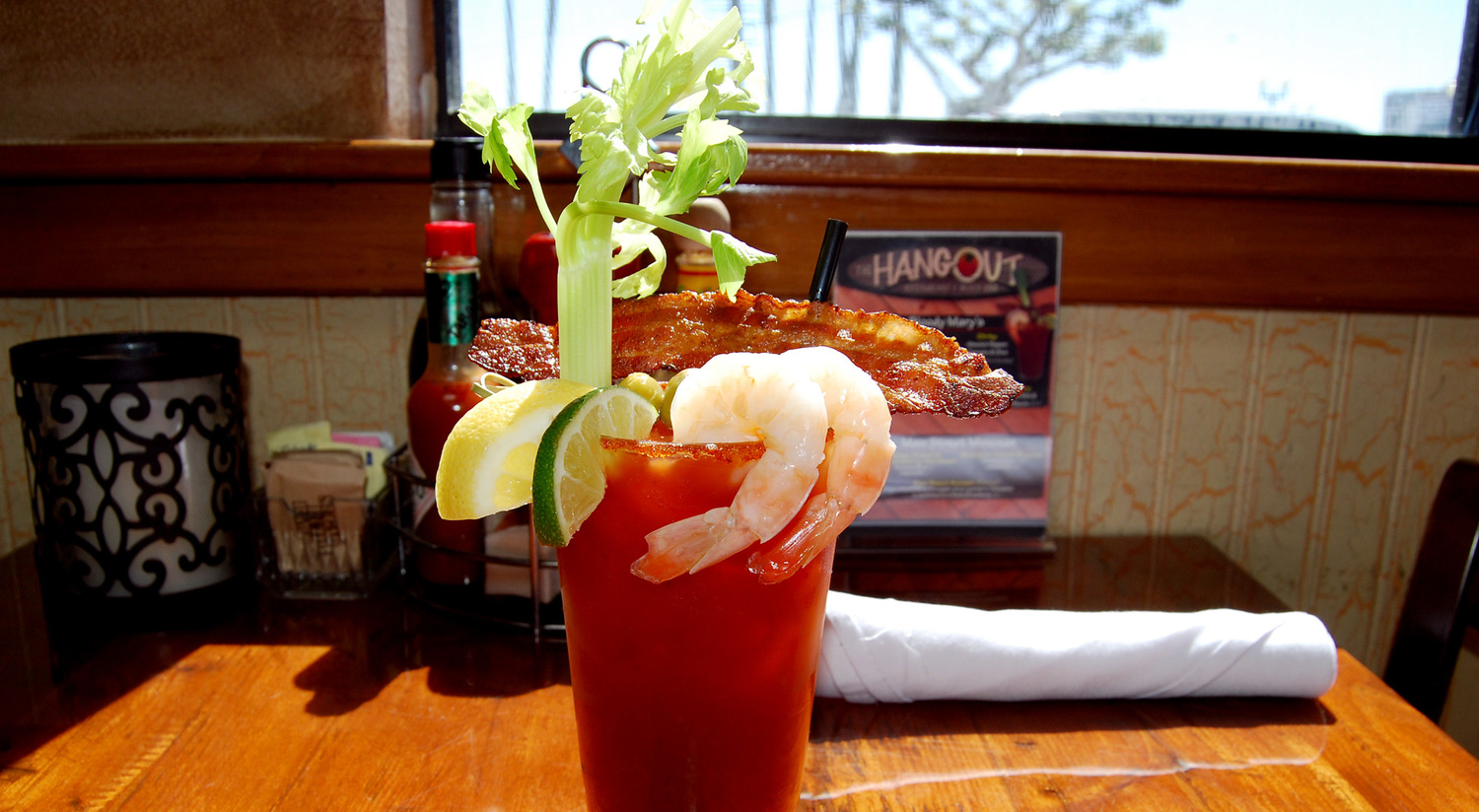 The Hangout's Bloody Mary, bathed in a heavenly light for its godsend status | Photo courtesy of The Hangout