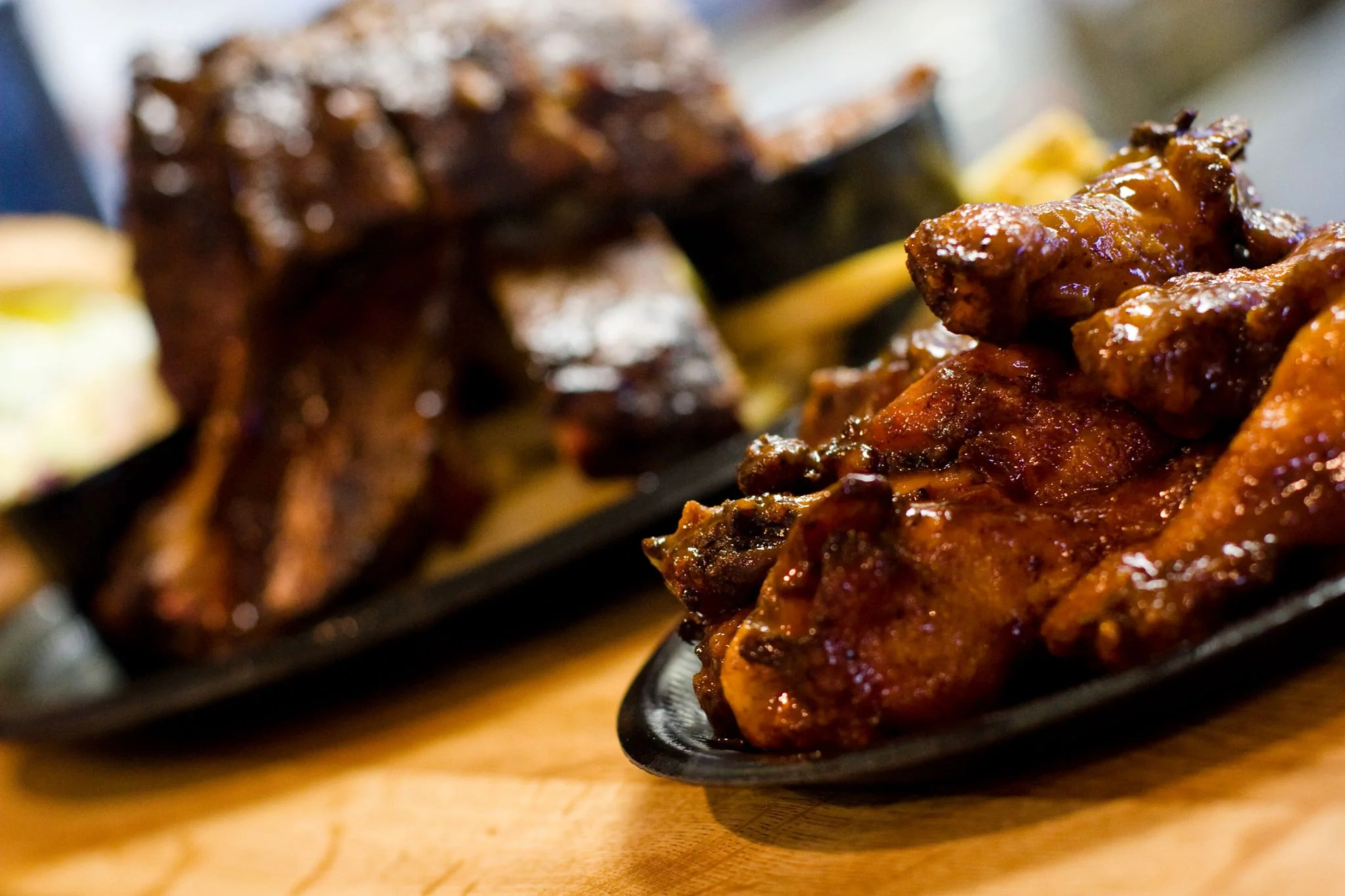 Bring Dad and the entire family to Blake's for a Sunday BBQ fix | photo courtesy of Blake's Place