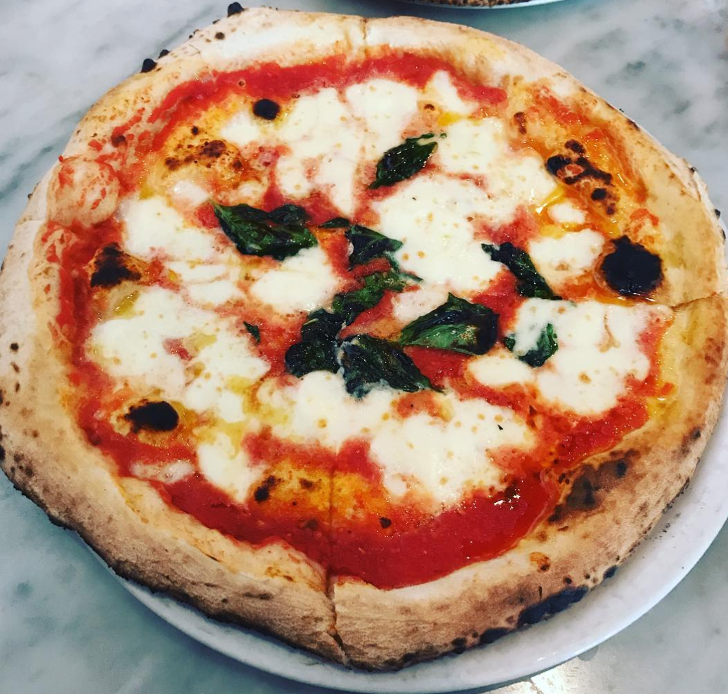 Naples Style pizza in Fullerton ...YUM | photo courtesy of @spiderphysicist on instagram