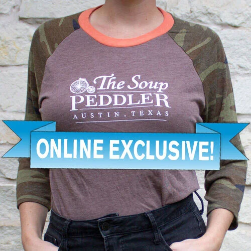 Camo Baseball Tee — The Soup Peddler