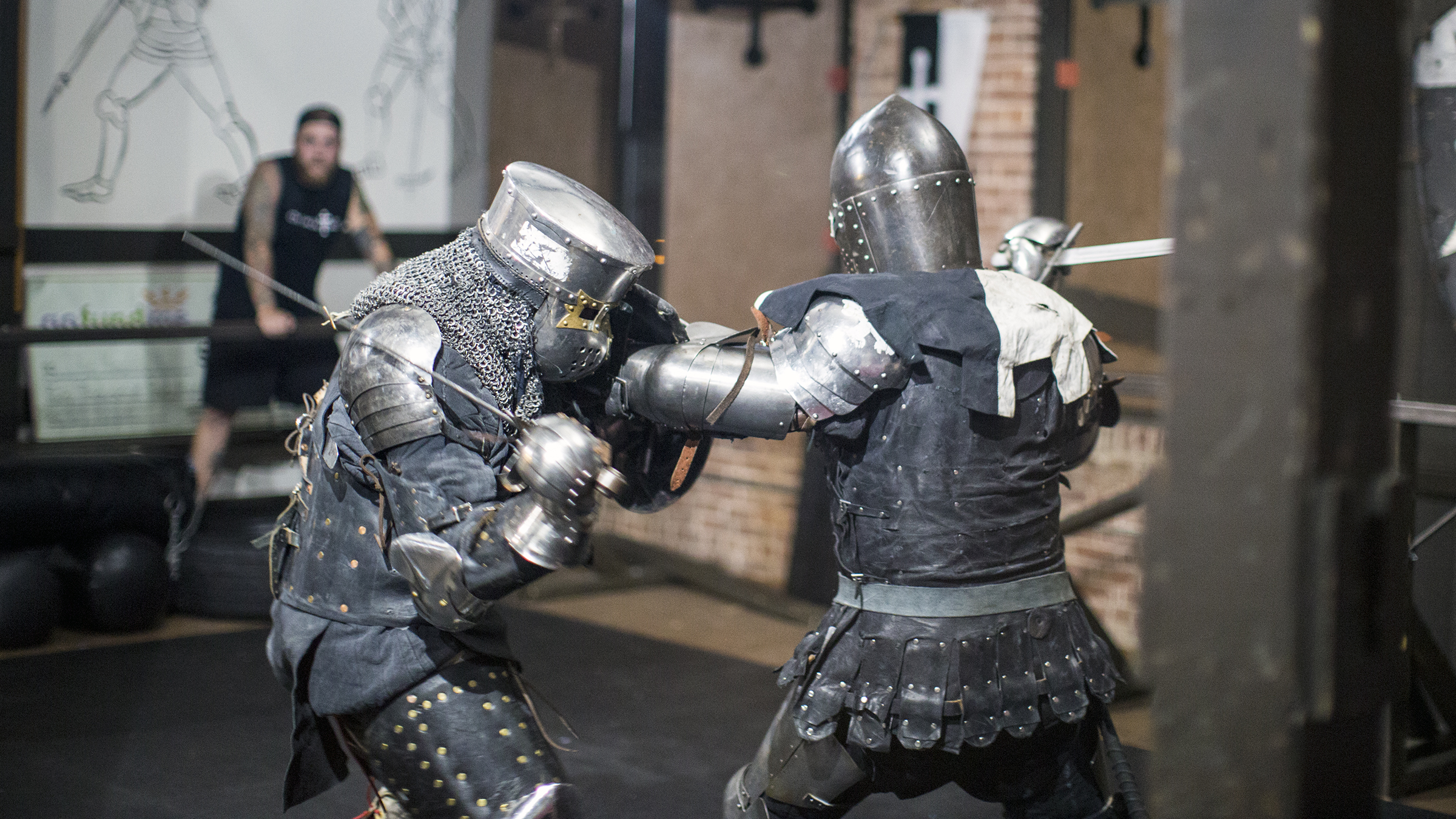 Full force, full armor, real weapons