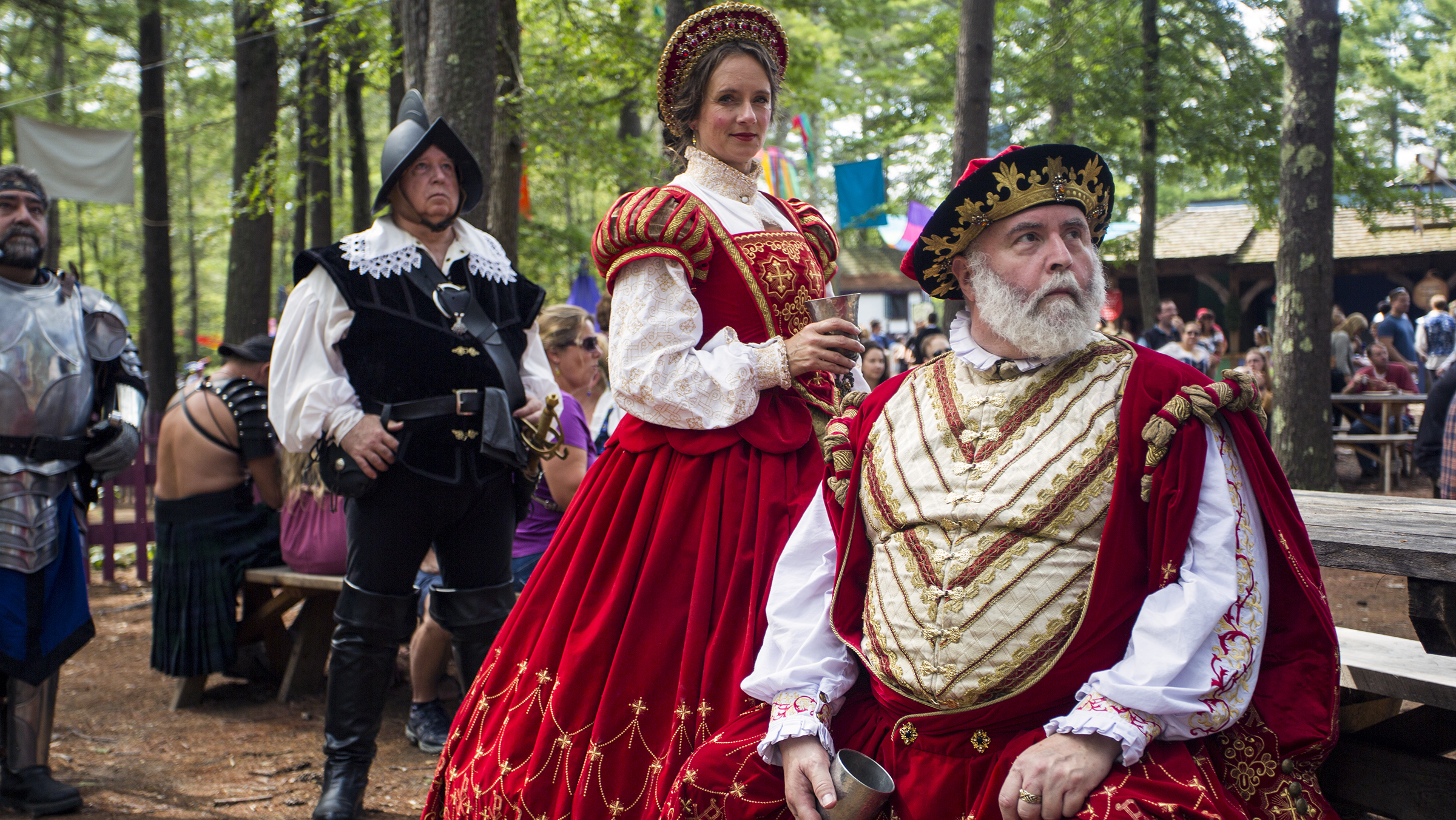 King Richard and the Queen fit right in at King Richard's Faire