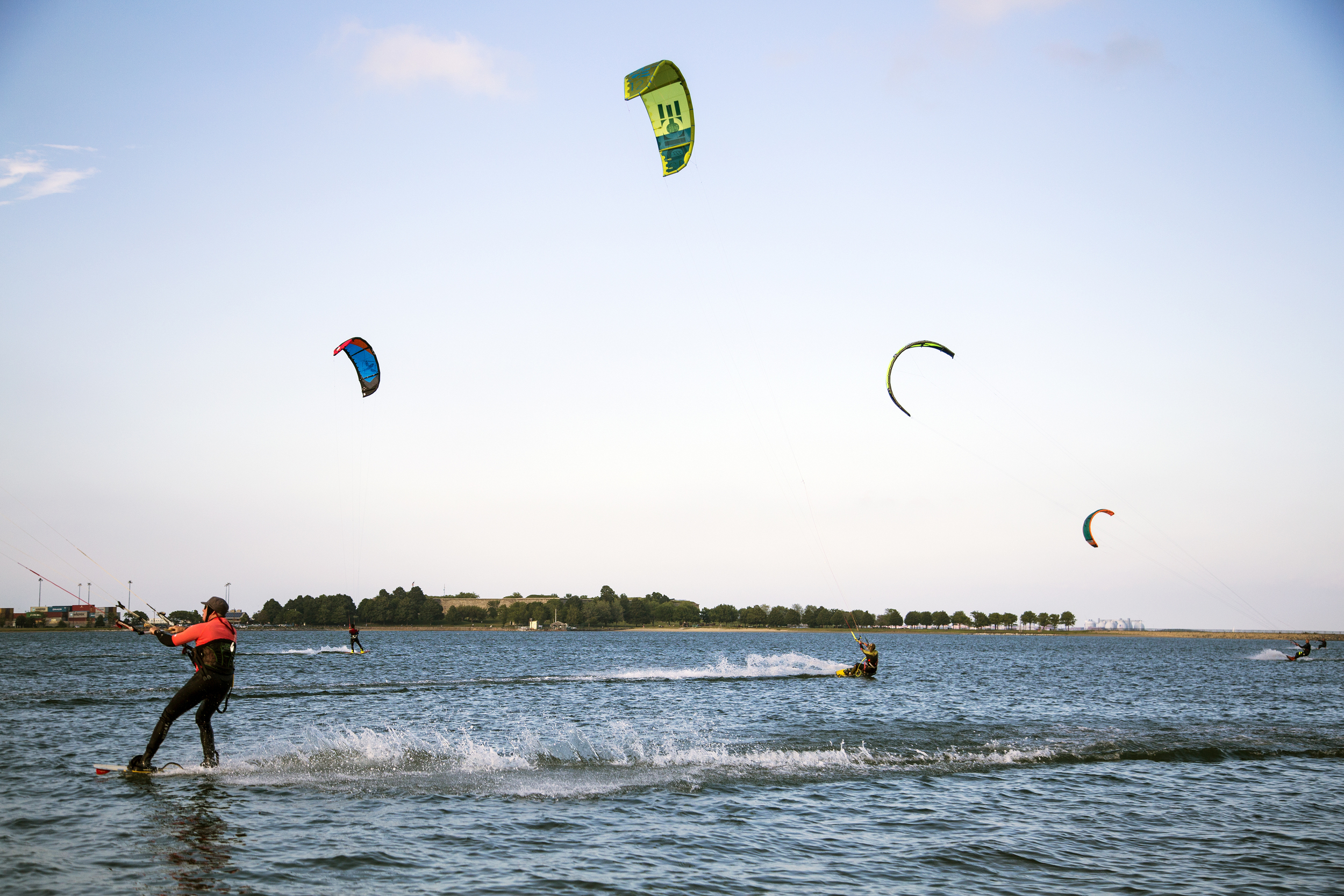 Windsurfing at Castle Island