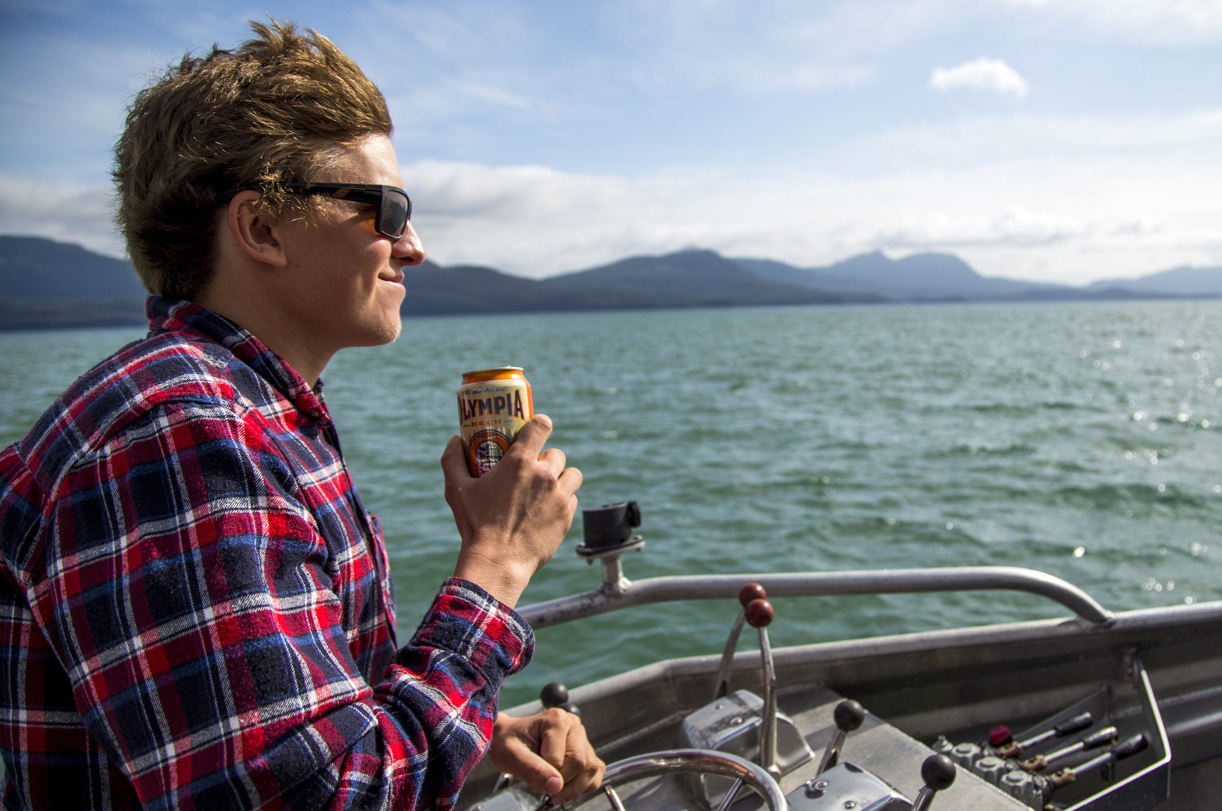 Unintentional beer commercials in Alaska waters