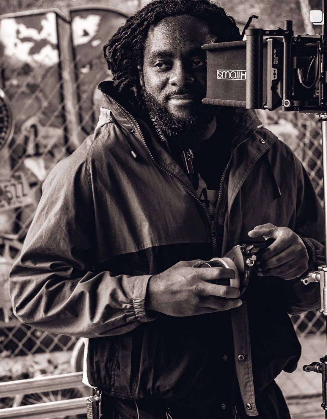 This is a picture of Stixx Williams or Joshua Williams a Houston Based Filmmaker