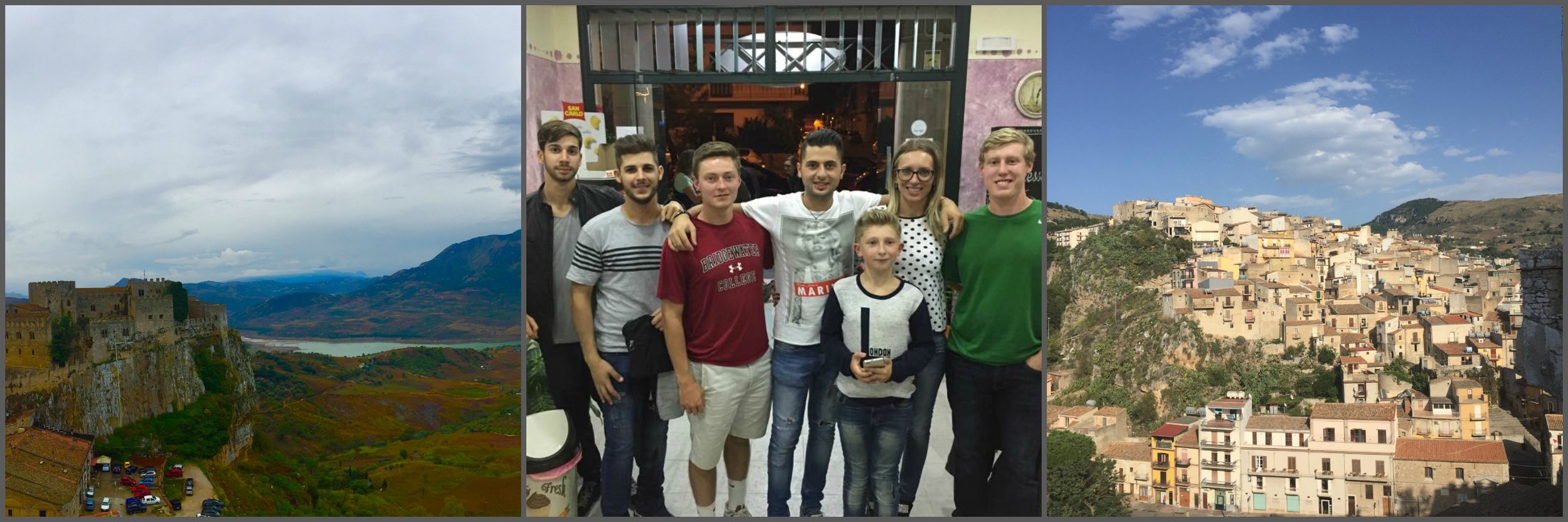 Middle Picture: Landon in red, Caleb in green, Vince in the middle in white