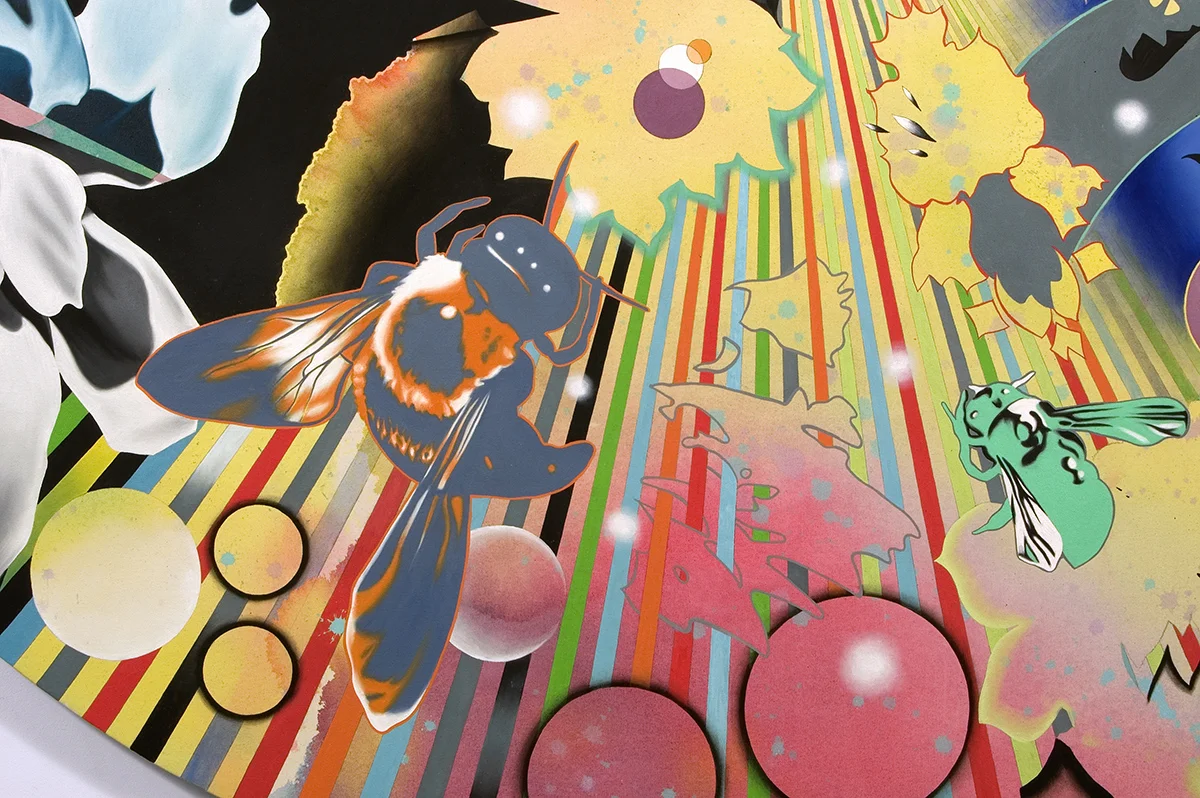 Detail of Splinternet/La Fantasia Tondo
