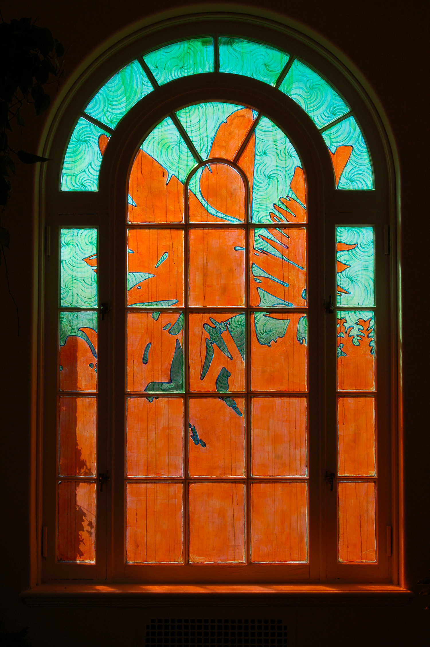 Spectrumorphosis: Window Painting Detail