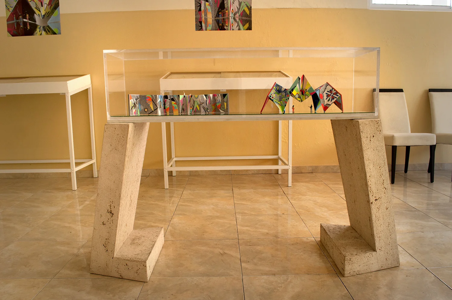 Agora: Fantasia (Part I) - Partial installation view. Organized by iSolAIR & supported by the US Embassy Praia. 2014
