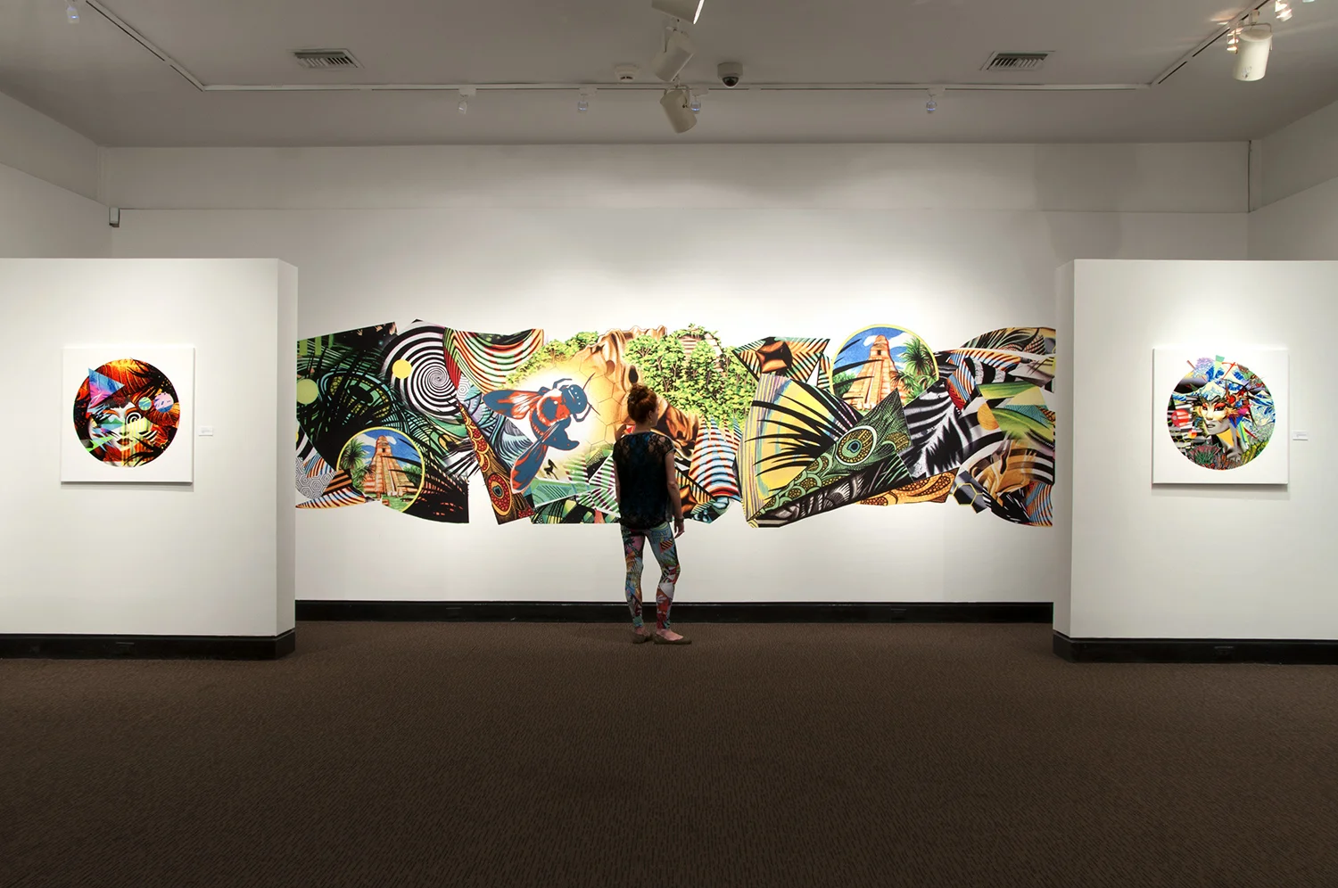 Tropicália Remix: Partial Installation View , Solo exhibit at Armory Art Center, West Palm Beach (FLA). 2016