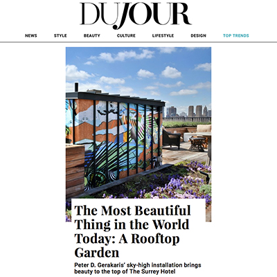 DuJour - The Most Beautiful Thing In The World: A Rooftop Garden
