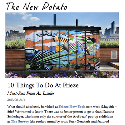 The New Potato - 10 Things To Do At Frieze