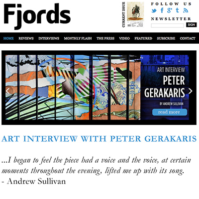 Peter D. Gerakaris in Fjords Review