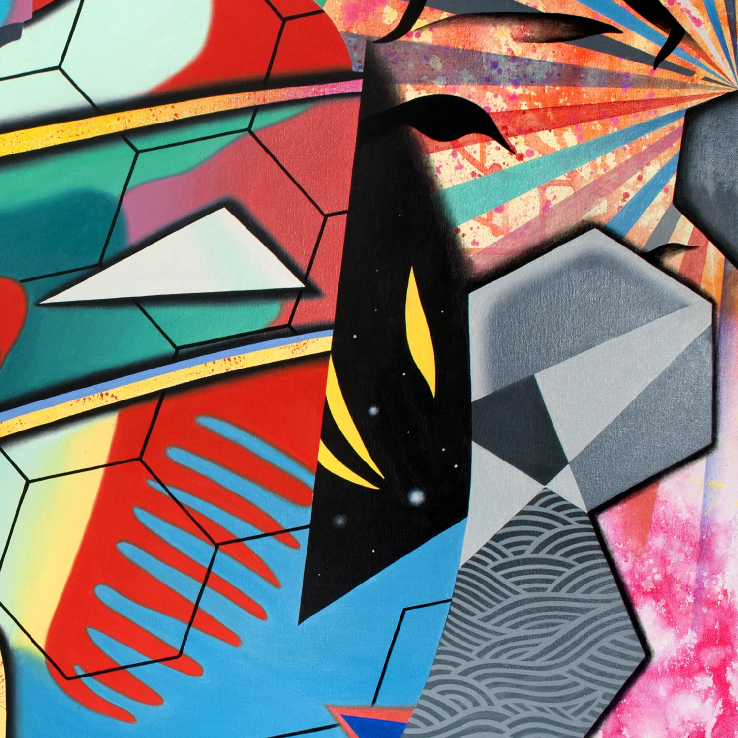 Rappstraction I Diptych - Detail