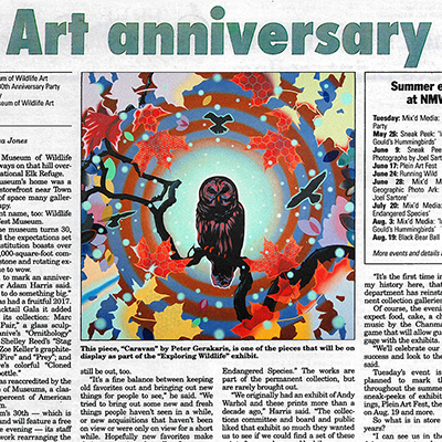 Art Anniversary in Jackson Hole News&Guide 