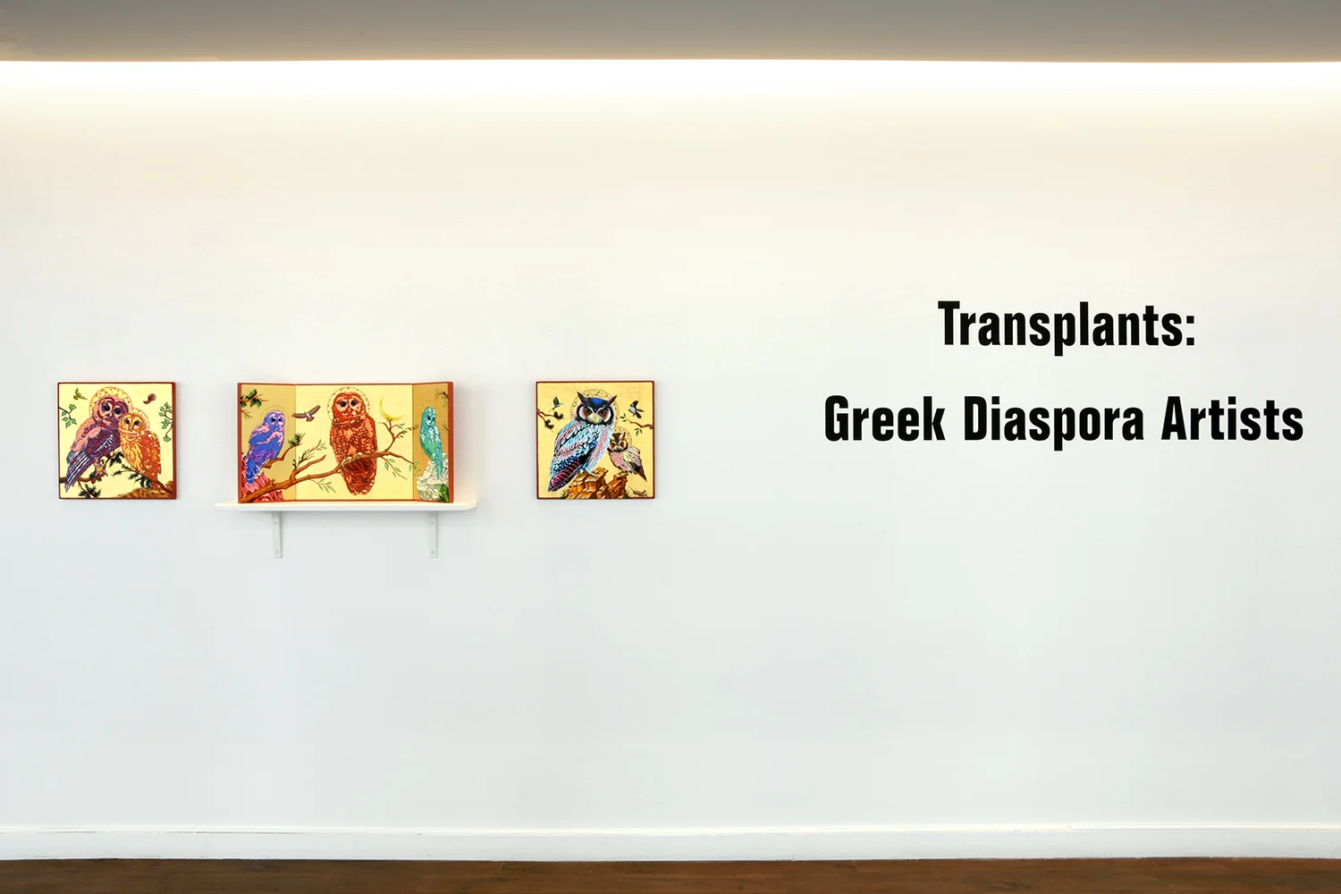 Icon Series: Gallery Installation View - “Transplants: Greek Diaspora Artists”, Group Exhibition at John Jay College's Anya & Andrew Shiva Gallery. Curated by Dr. Thalia Vrachopoulos