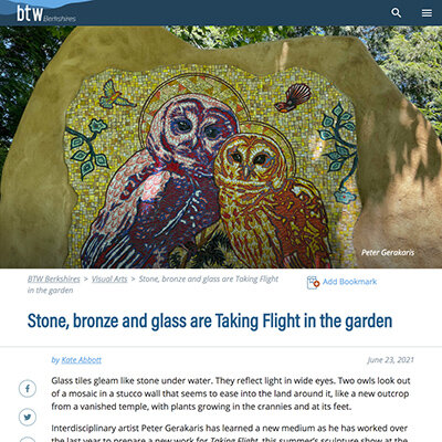 "Spotted Owl Mosaic" Review in BTW Berkshires