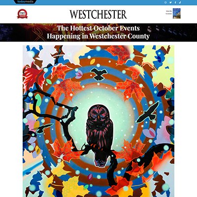 "Caravan (Owl)" Featured in Westchester Magazine
