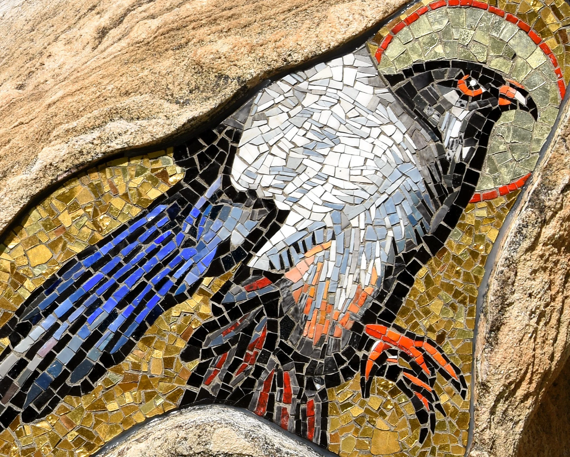   Amur Falcon Mosaic Icon   — Detail  