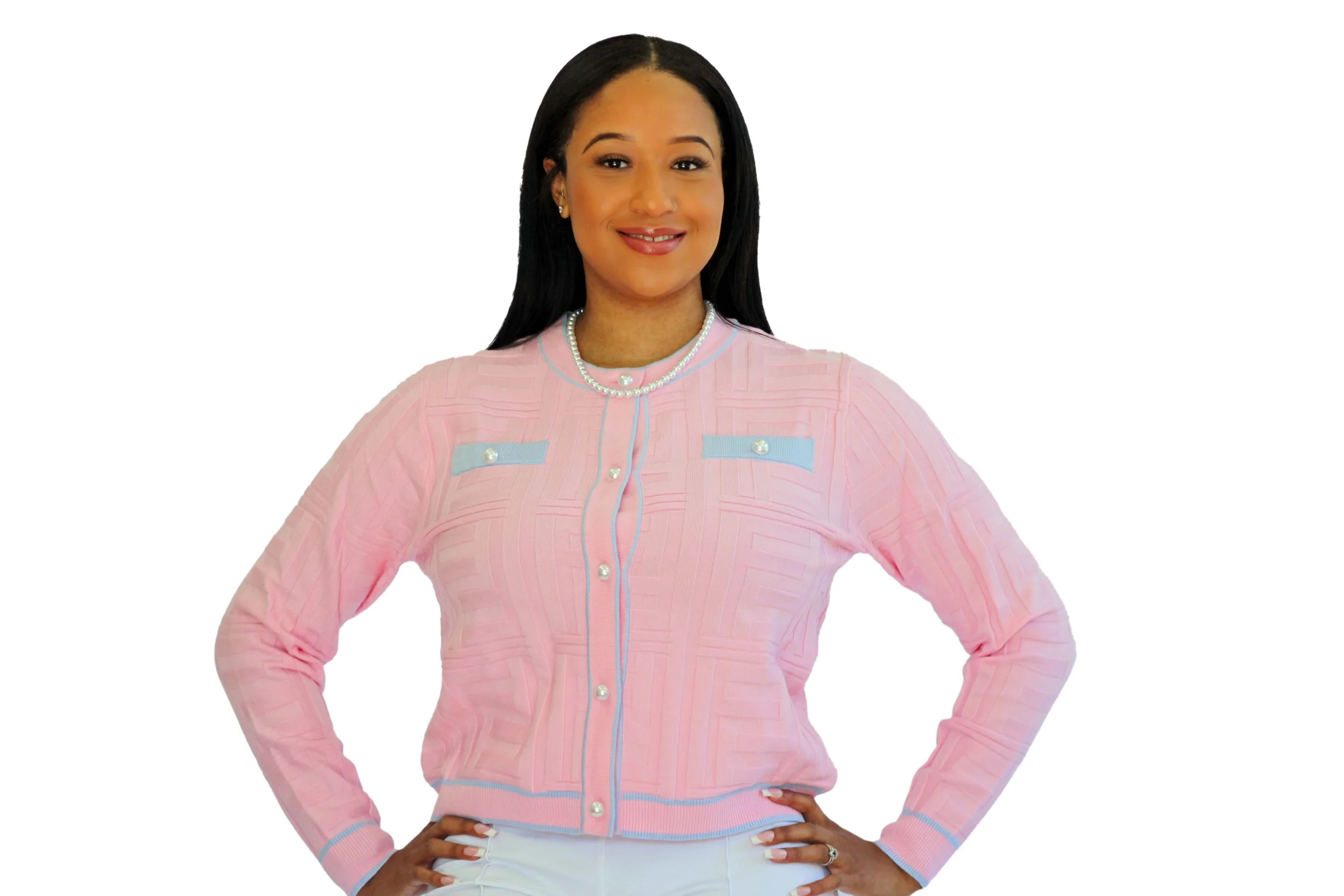 Pink Cardigan
