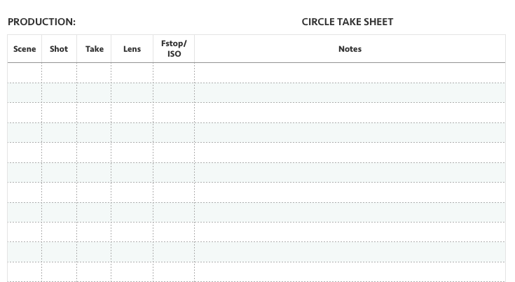 Script notes. Script Template. Script Note.