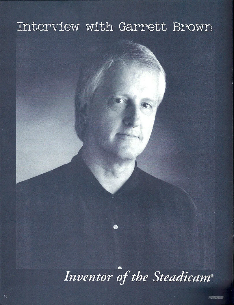 Garrett Brown Interview from Film Crew Magazine 1997 - pdf Interview I did with Garrett Brown in Film Crew Magazine in 1997.