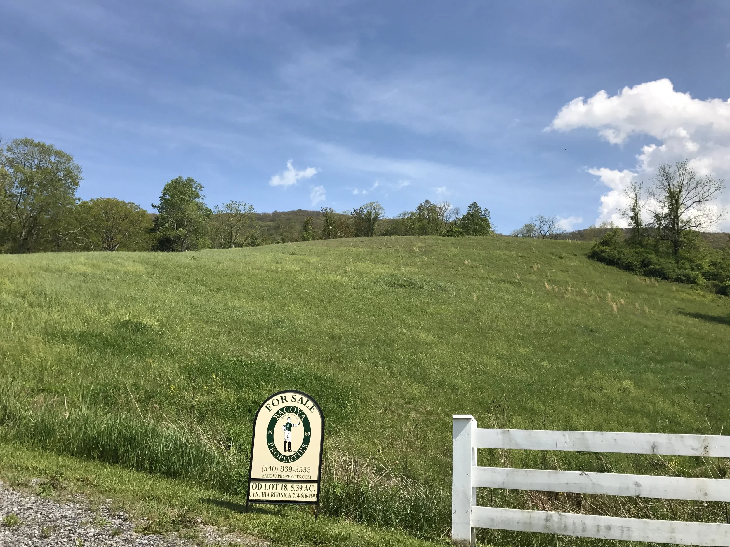 Lot #18, Old Dairy, in The Homestead Preserve