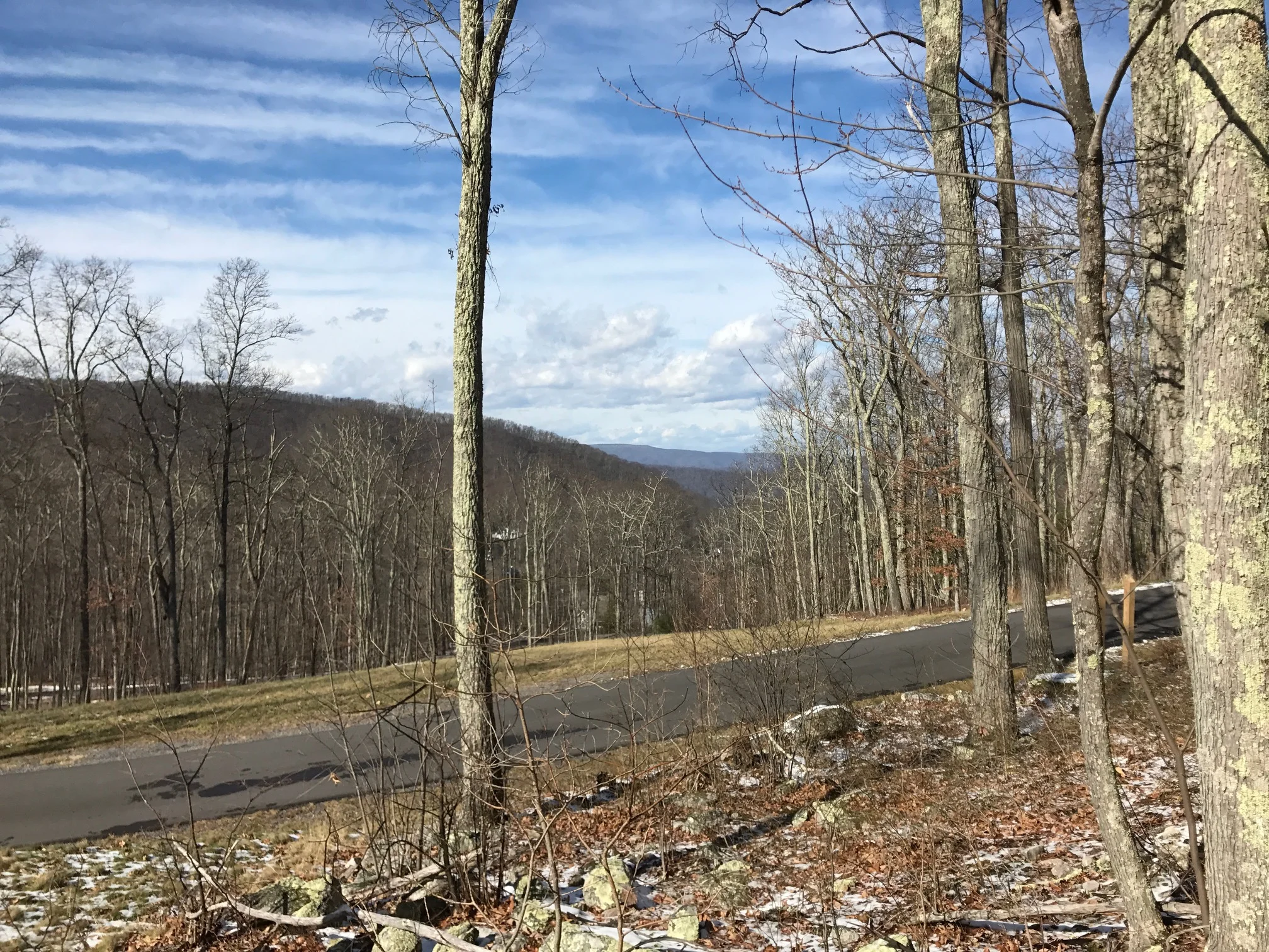 View from Lot to Mountains